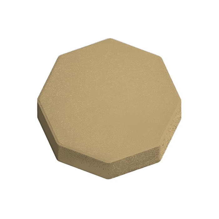 Фигурная тротуарная плитка Восьмигранник Бежевый